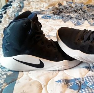 NIKE ZOOM Basketball shoes navy/white size 7.5